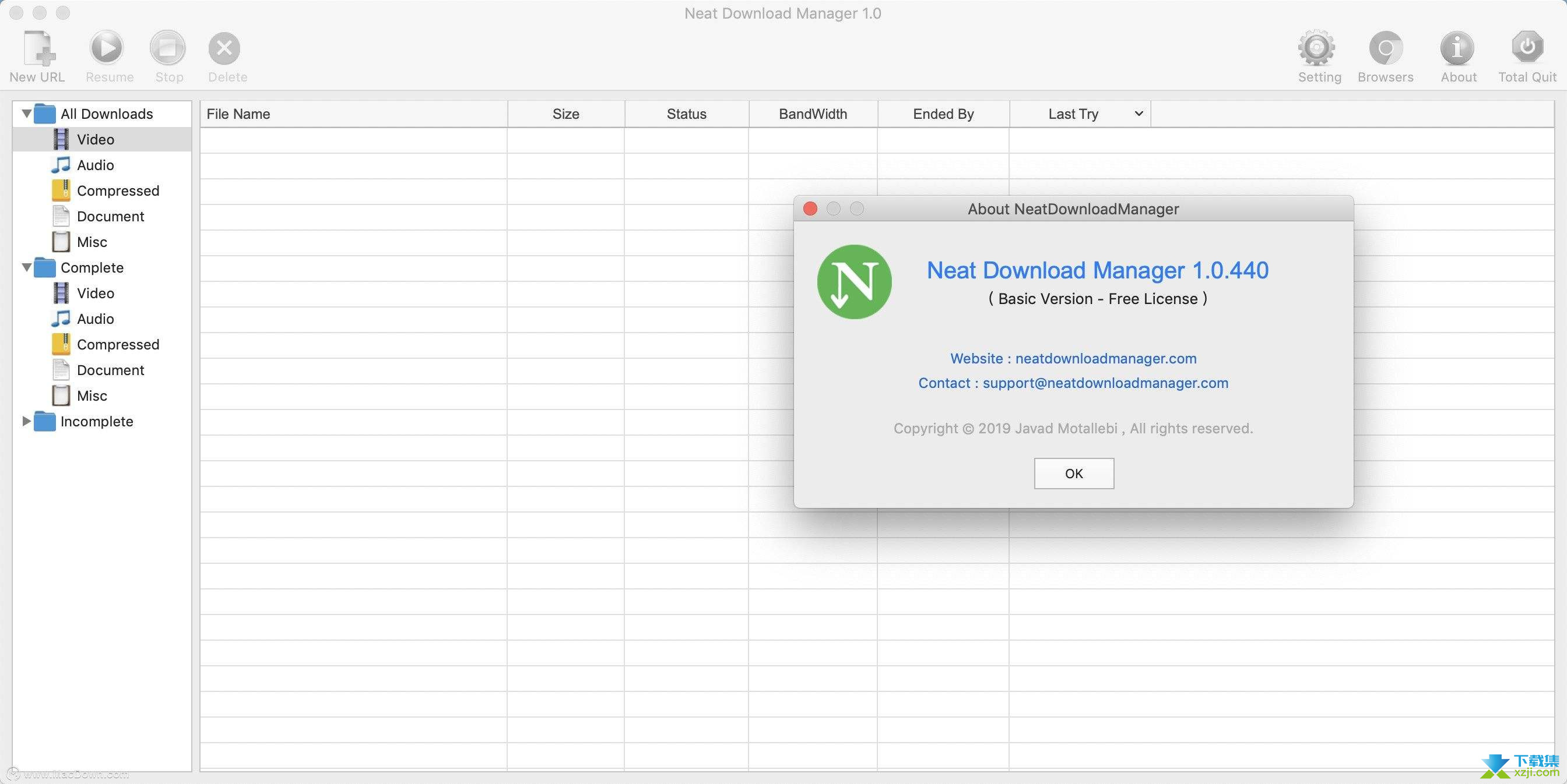 Neat Download Manager界面