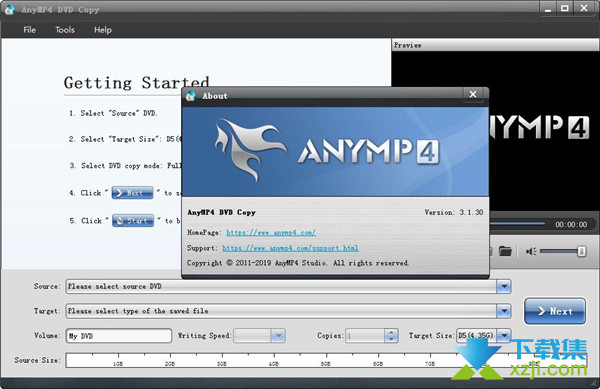 AnyMP4 DVD Copy界面1