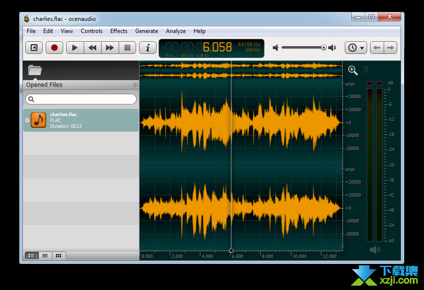 ocenaudio界面