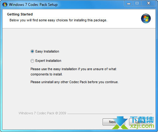 Windows 7 Codec Pack界面