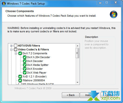 Windows 7 Codec Pack界面1