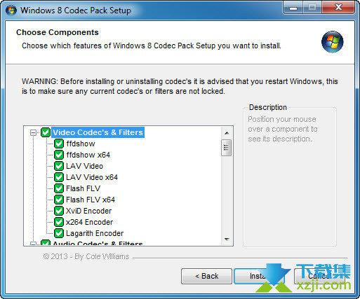 Windows 8 Codec Pack界面1