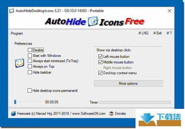 AutoHideDesktopIcons界面