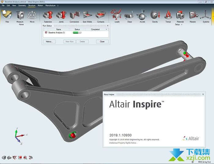 Altair Inspire界面