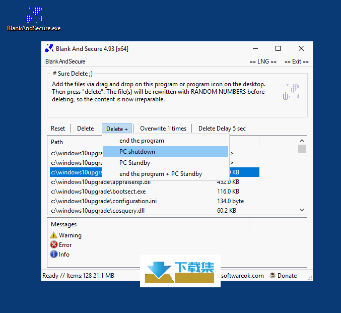 Blank And Secure界面3