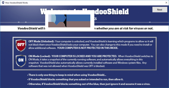 Voodooshield Pro界面