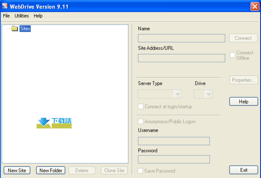 WebDrive界面