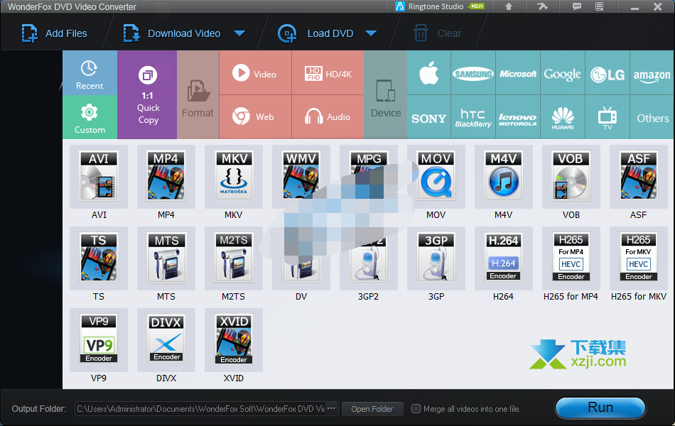 WonderFox DVD Video Converter界面