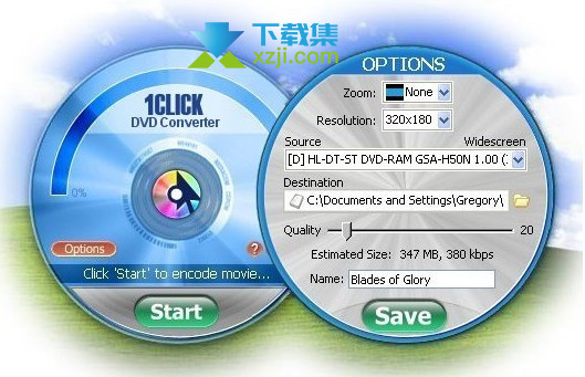 1CLICK DVD Converter界面