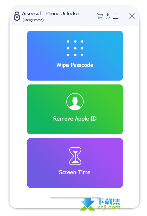 Aiseesoft iPhone Unlocker界面1