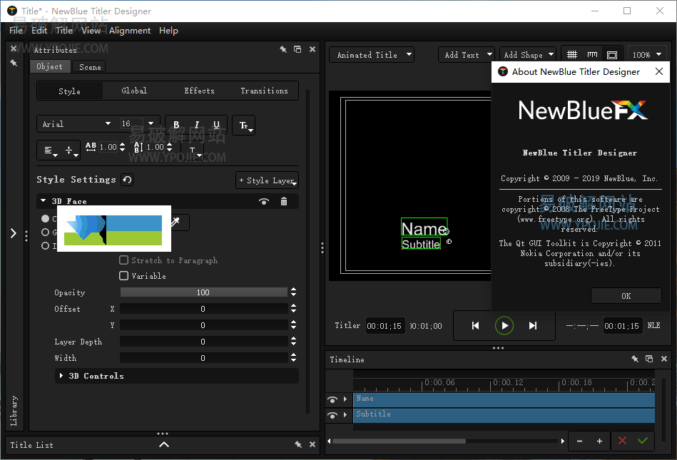 NewBlueFX TotalFX界面