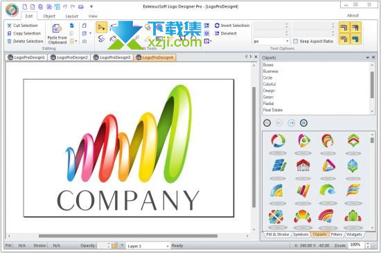 EximiousSoft Logo Designer Pro界面