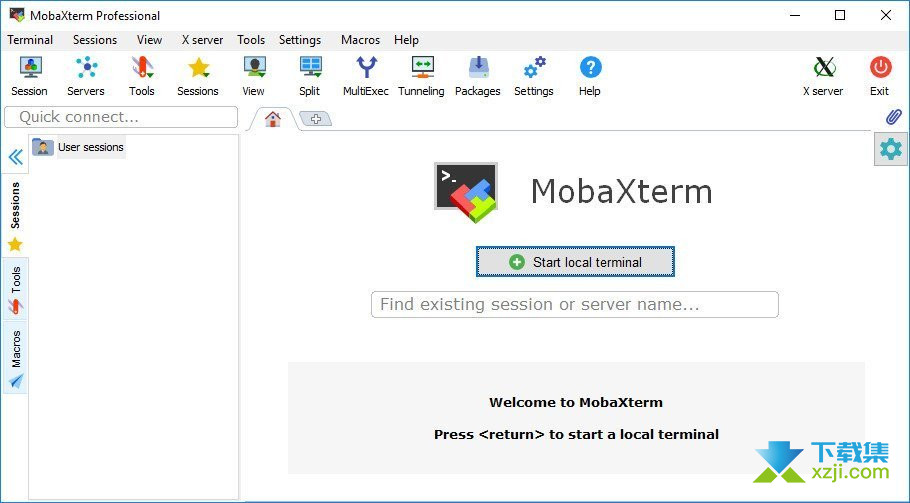 MobaXterm界面