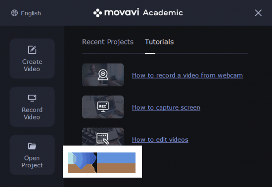 Movavi Academic界面