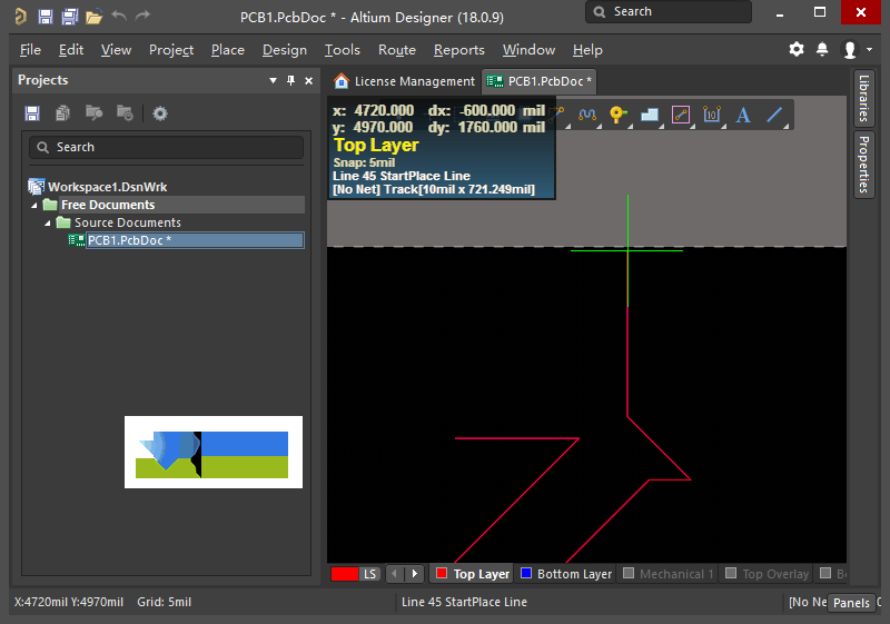 Altium Designer界面1