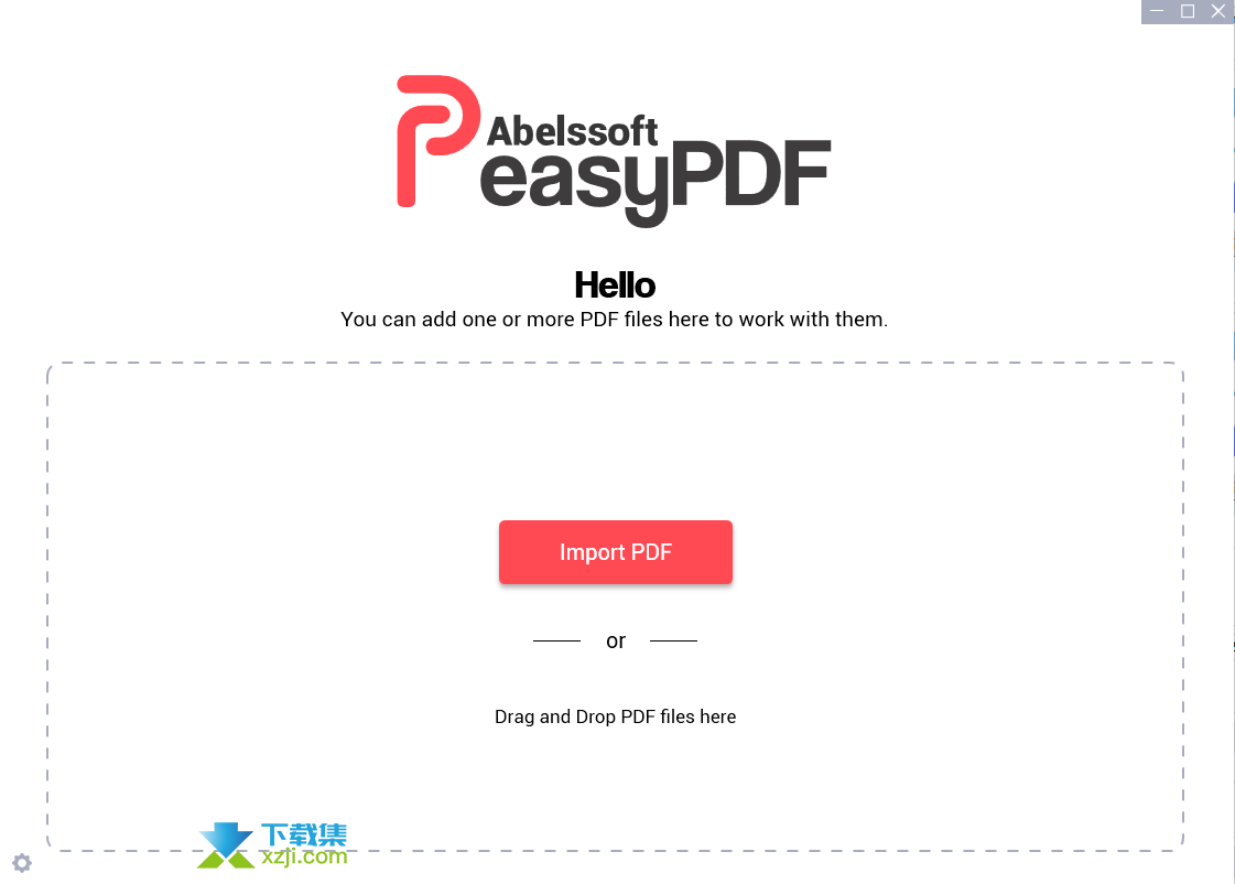 Abelssoft Easy PDF界面