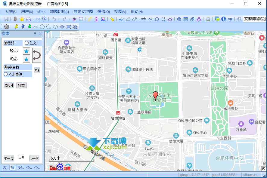 奥维互动地图浏览器界面1