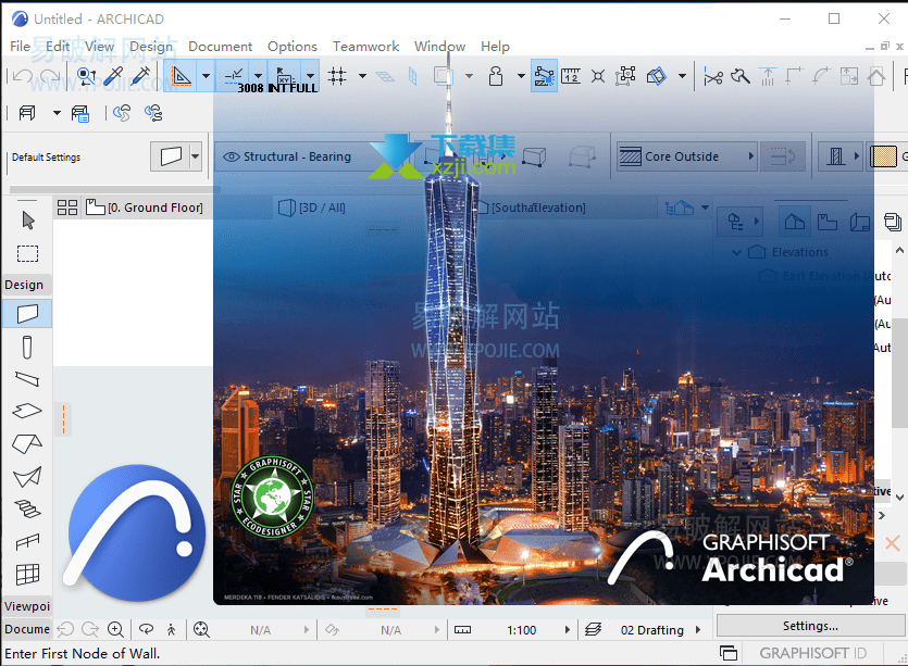 Graphisoft ArchiCAD界面