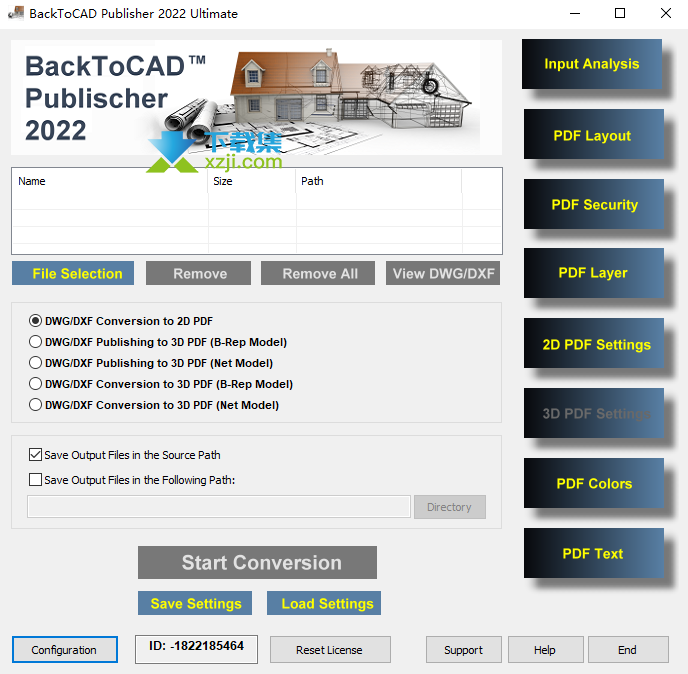BackToCAD Print2CAD界面