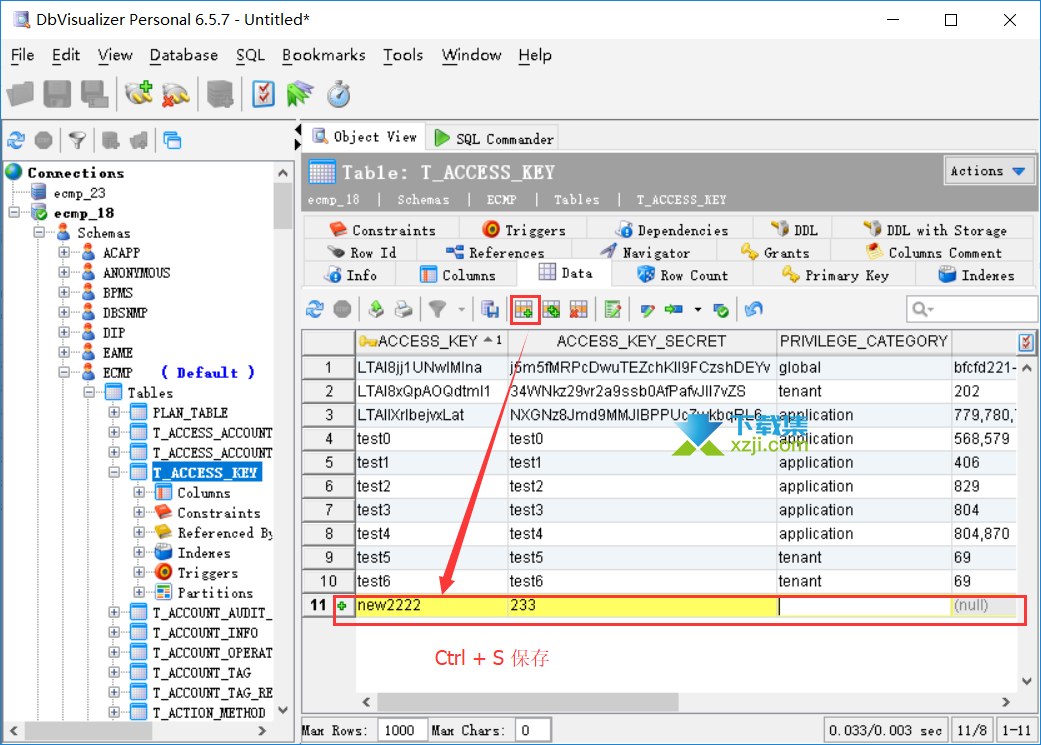 DbVisualizer Pro界面