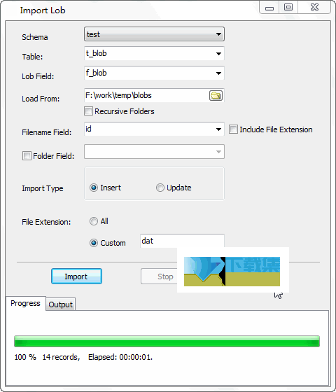 SqlLobEditor界面