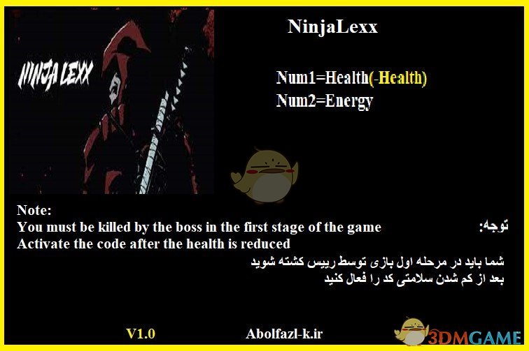 Ninja Lexx修改器+2