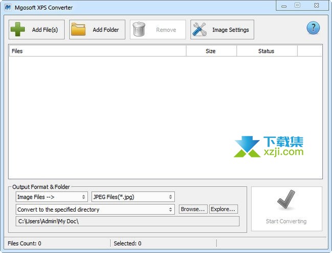 Mgosoft XPS Converter(xps文件转换器)v9.6.1免费版截图（1）