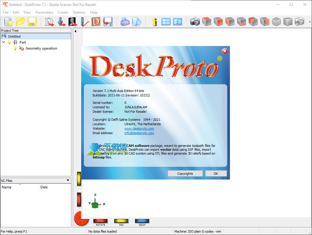 DeskProto界面1