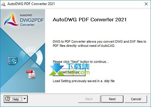 AutoDWG DWG to PDF Converter界面