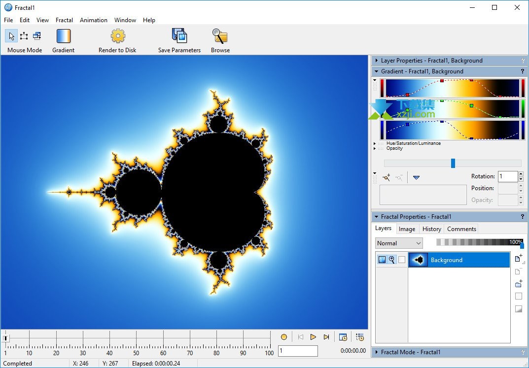 Ultra Fractal界面