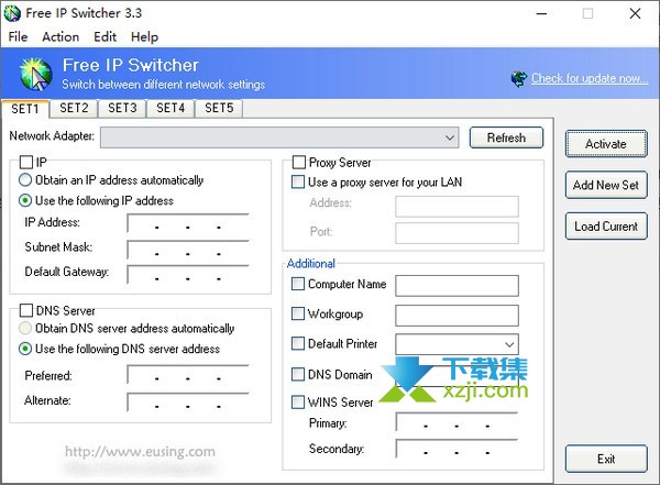 Free IP Switcher界面