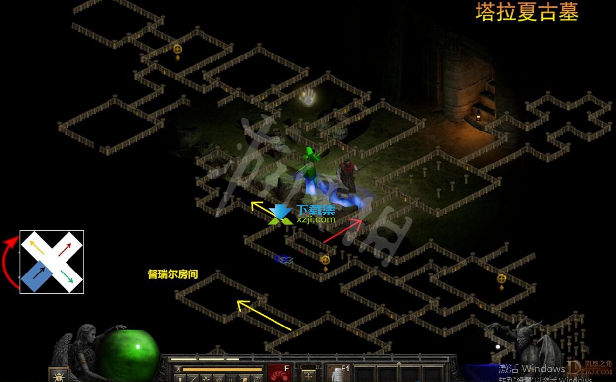 《暗黑破坏神2重制版》游戏第二章蛆虫洞穴入口在哪