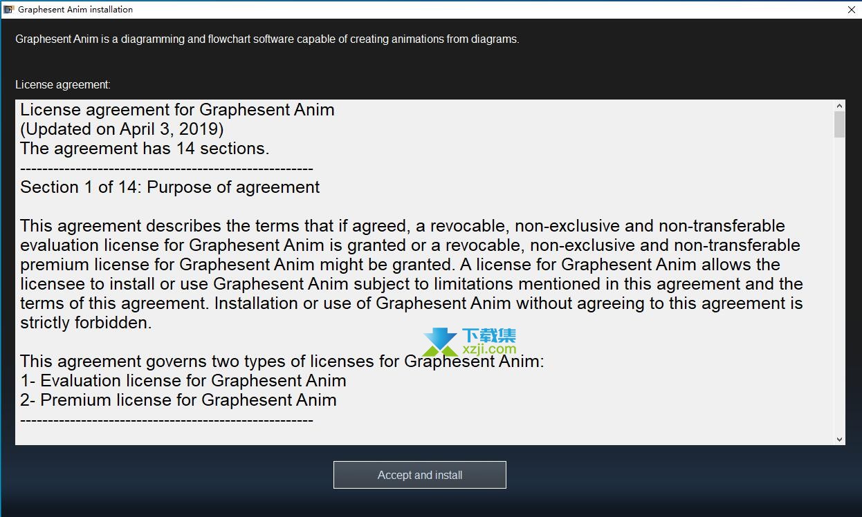 Graphesent Anim可视化图表工具安装破解教程