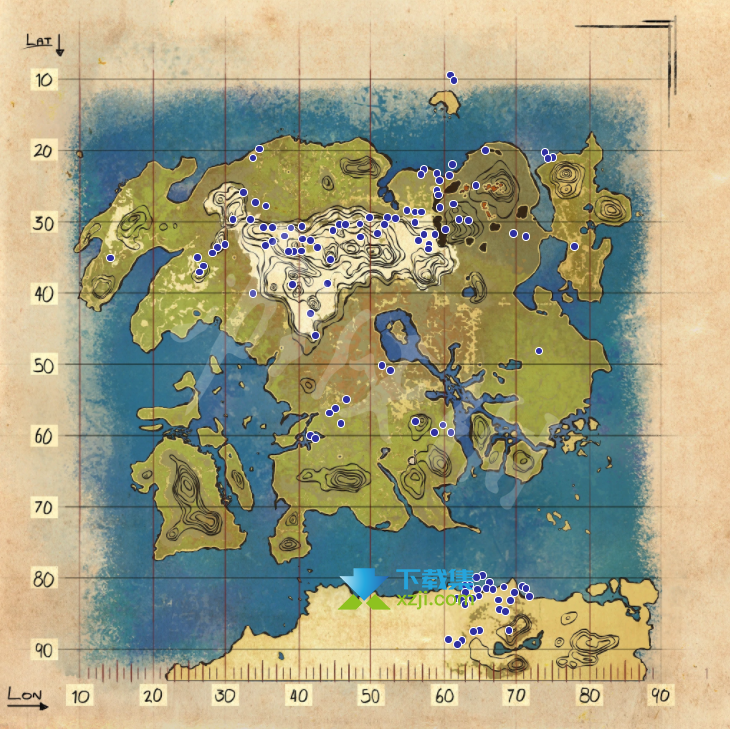《方舟生存进化》游戏中迷失岛黑曜石位置在哪