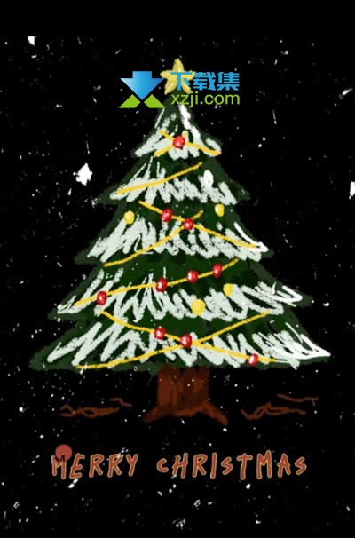 使用醒图app制作圣诞树背景方法介绍