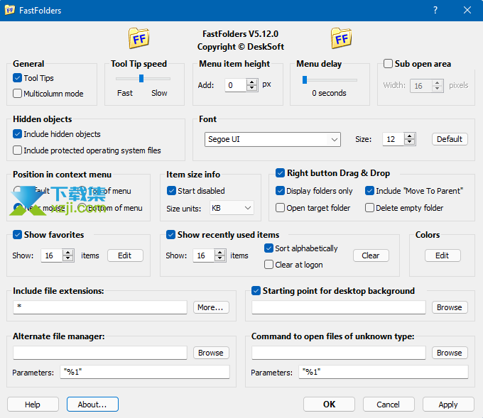 FastFolders界面3