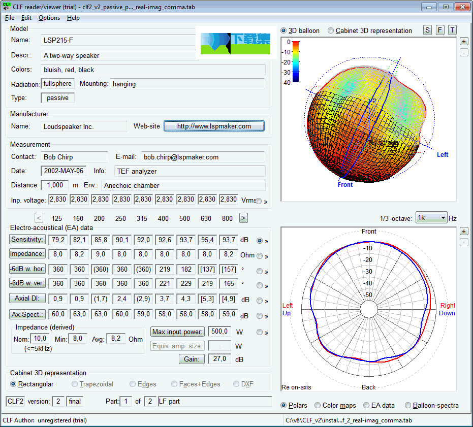 CLF Viewer界面1