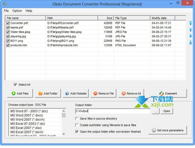 Okdo Document Converter Pro界面