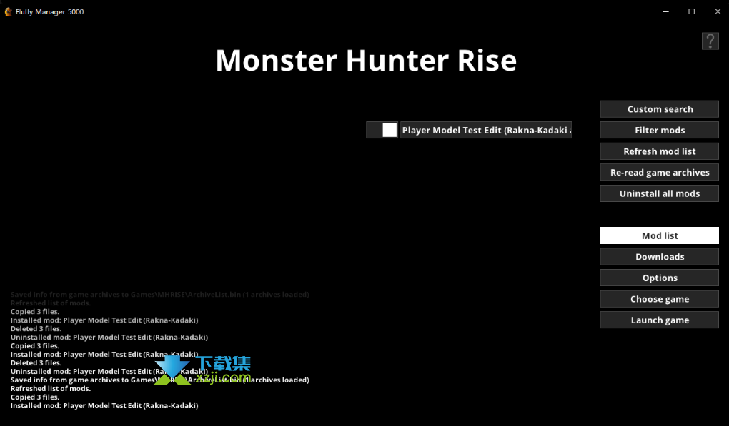 怪物猎人崛起MOD管理工具界面2