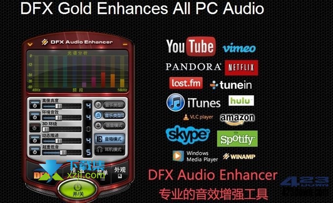 DFX Audio Enhancer界面