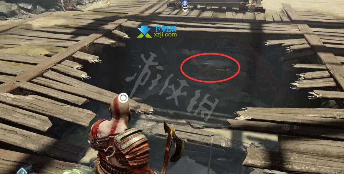 《战神4》游戏中孔雀石里的神祗宝箱收集方法