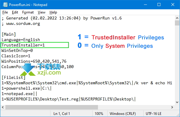 具有trustedinstaller权限的powerrun