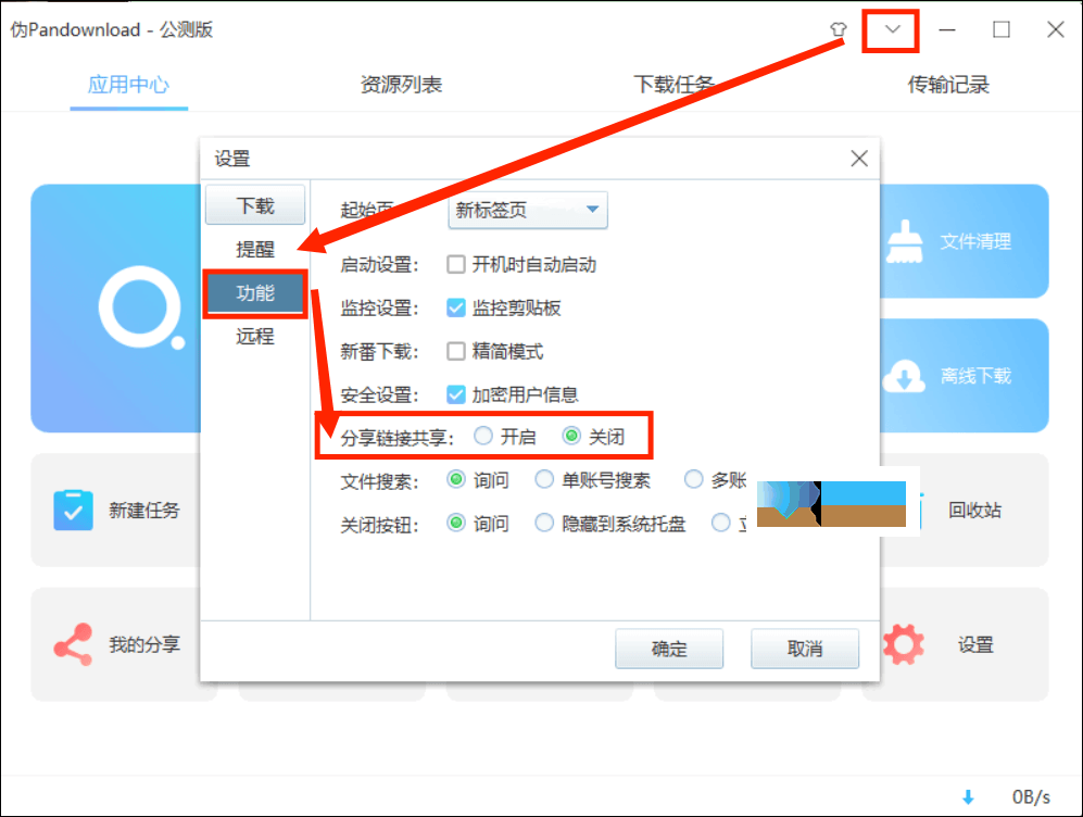 PanDownload界面1