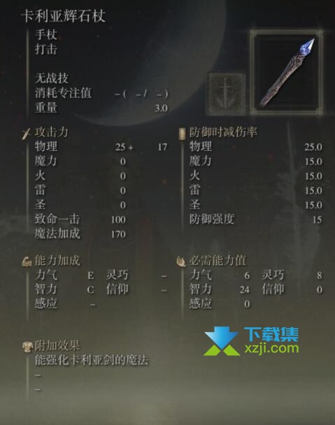 《艾尔登法环》手杖武器有哪些 手杖武器属性介绍17