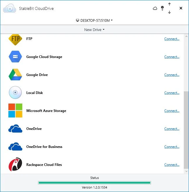 StableBit CloudDrive界面