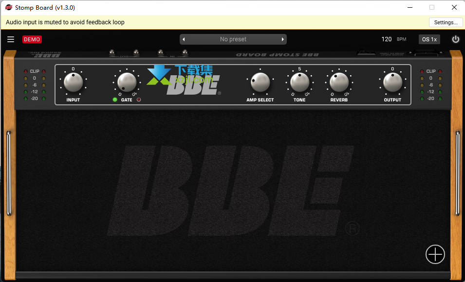 BBE Sound Stomp Board界面