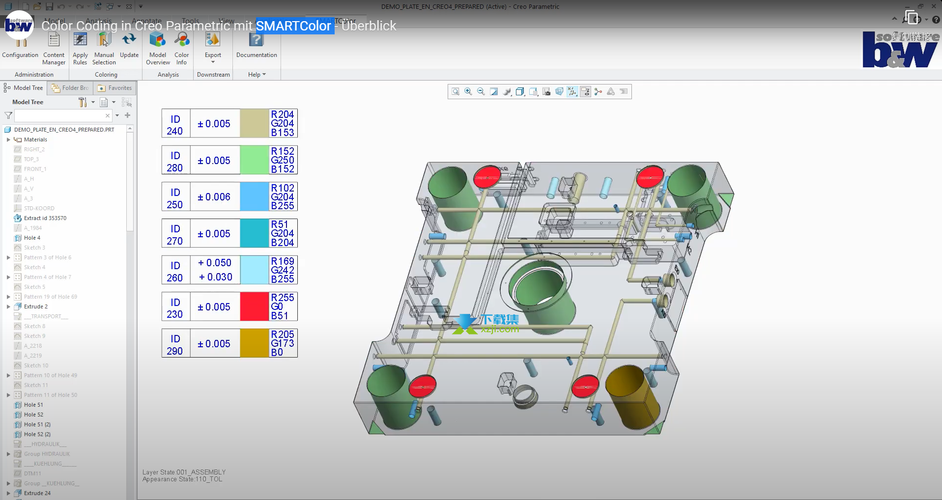 B&W Plugins Suite for PTC Creo界面