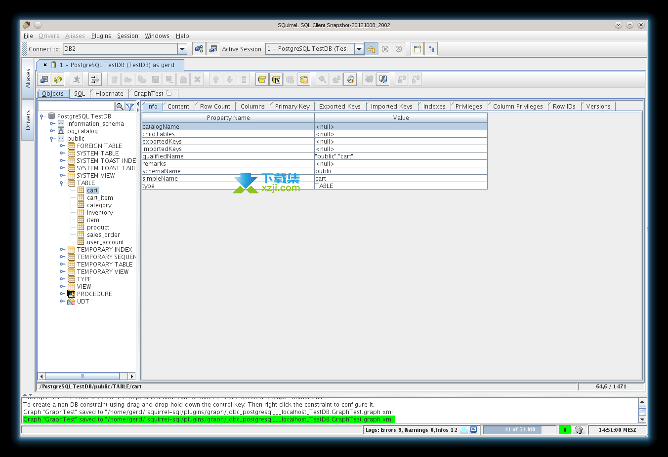 SQuirrel SQL Client界面