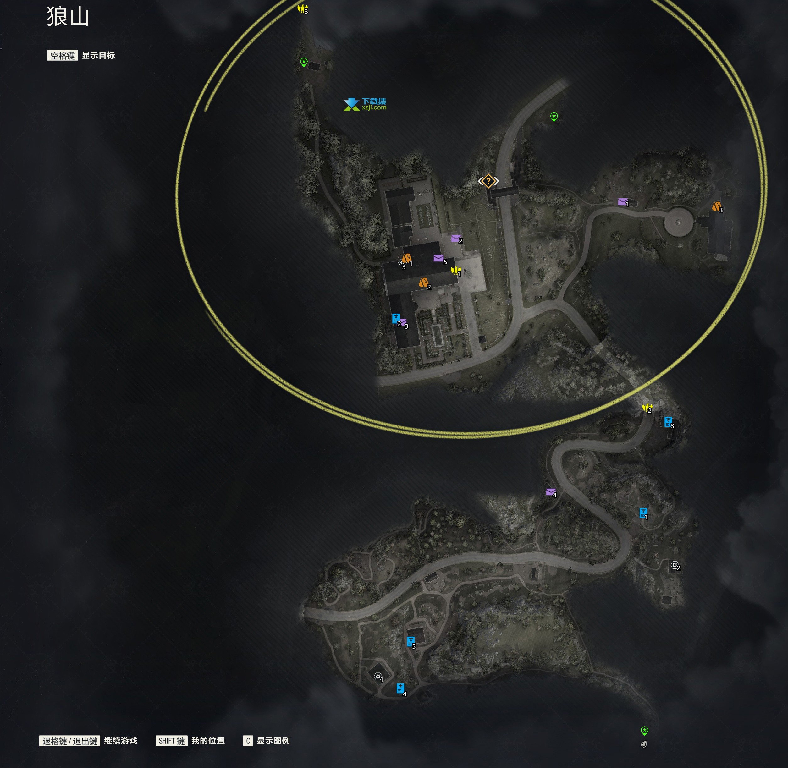 《狙击精英5》游戏中狼山怎么收集 狼山全收集地图介绍