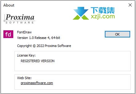 Proxima Font Draw(字体制作软件)安装激活方法